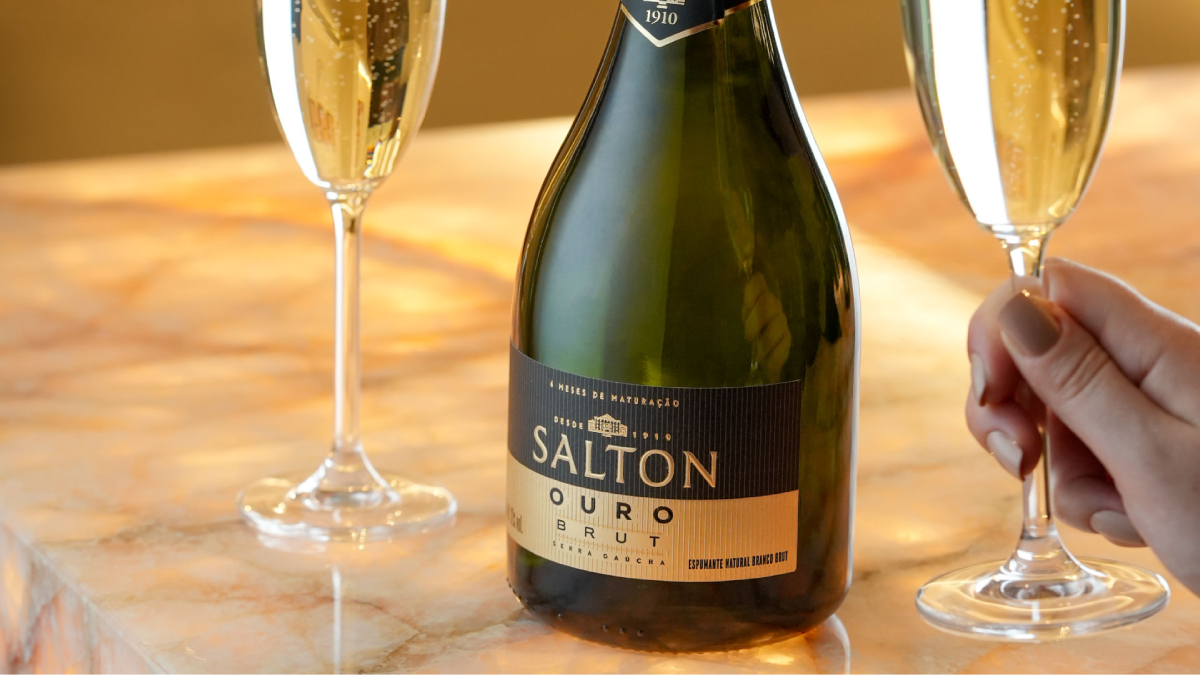 Salton Ouro Brut conquista medalha de ouro em competição internacional | Divulgação/Salton