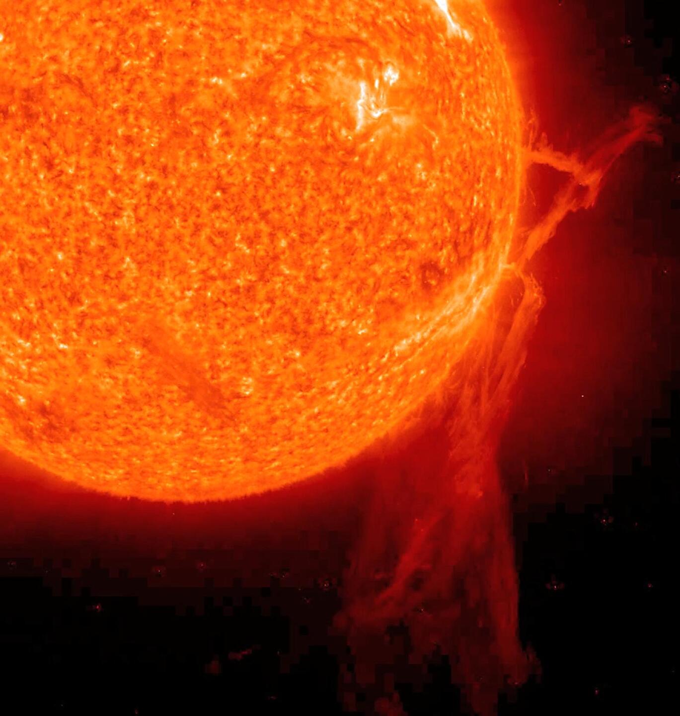 Entidades científicas se mostraram temerosos em relação a uma gigantesca tempestade solar/Divulgação/Nasa