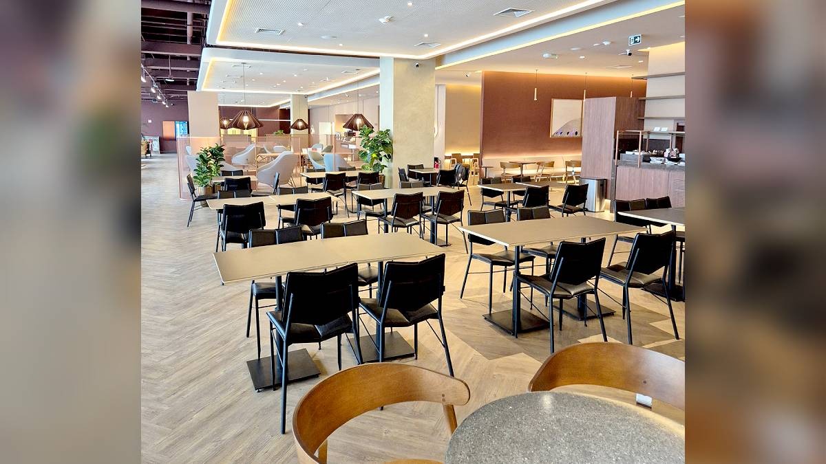 O espaço, operado pela Ambaar em parceria com a Airport Dimensions, tem 1.100 m² e capacidade para 283 passageiros - Assessoria Ambaar