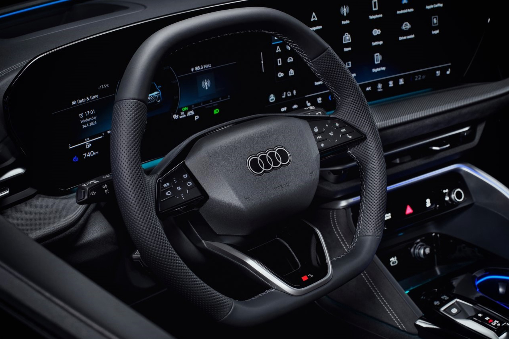 Q5 é equipado com o motor 2.0 TFSI (turbo) EA 888 da nova geração evo5. Foto: Divulgação