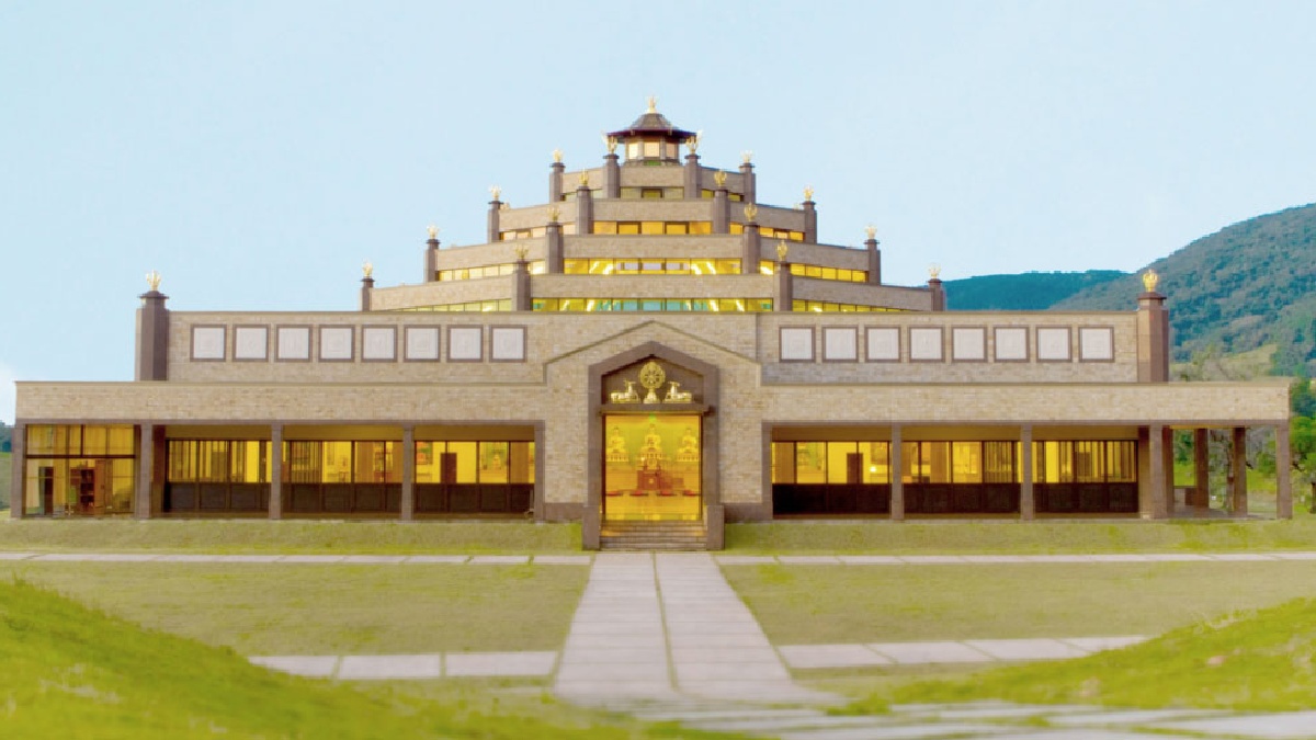 O Templo Kadampa Brasil é dedicado a paz mundial. Imagem: Divulgação Kadampa Brasil