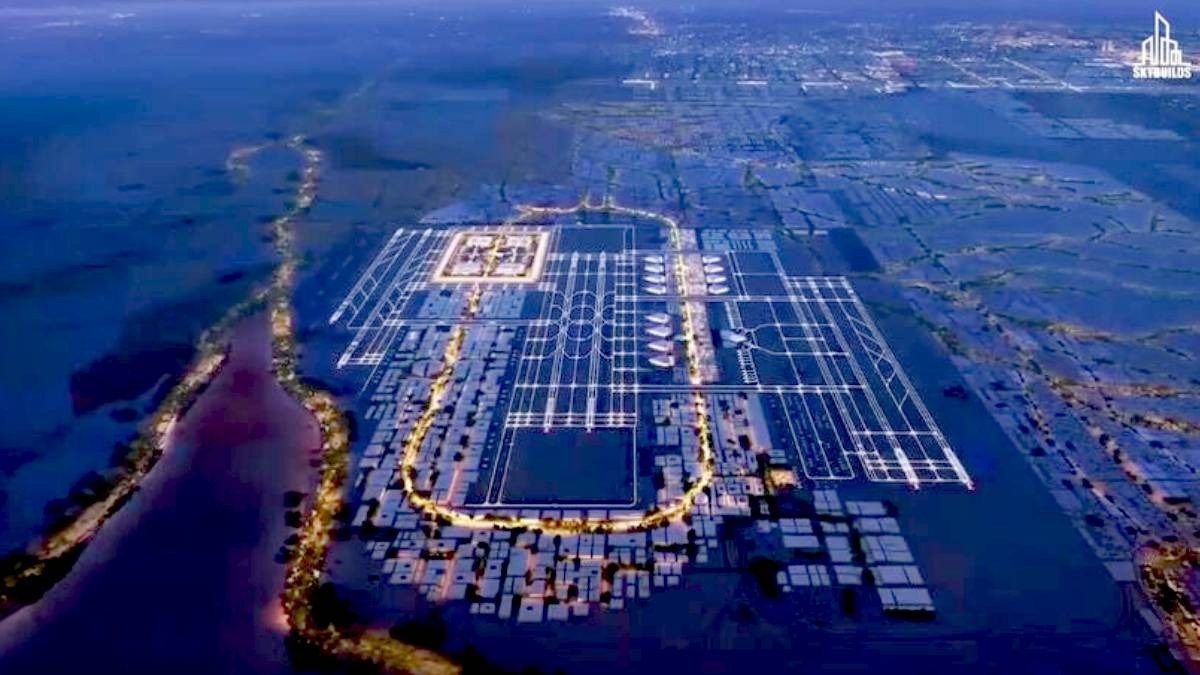 Aeroporto também gerará cerca de 15 mil empregos, ajudando a impulsionar a economia local e atender ao crescimento da população da capital, que tem expectativa de chegar a 20 milhões de habitantes até 2030 - Divulgação/Foster + Partners