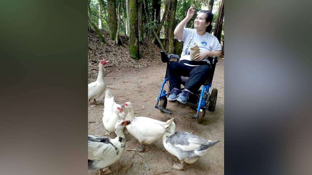 Crianças com deficiência também são acolhidas nas atividades | Divulgação