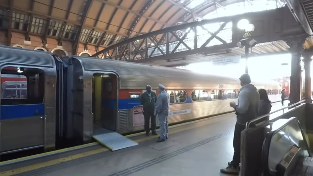 O trajeto que parte da estação da luz até Paranapiacaba é o mais cobiçado - reprodução/ YouTube