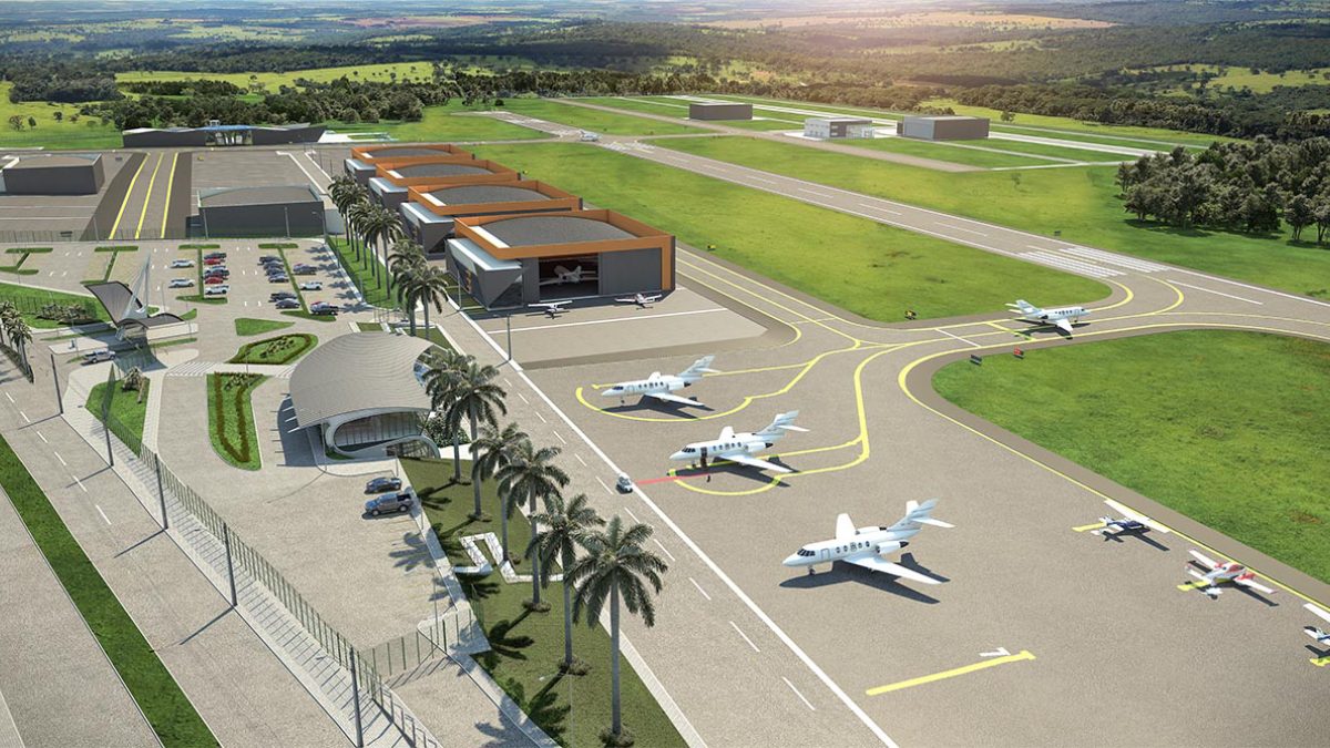 Projeto terá área para manutenção dos motores das aeronaves, onde serão feitos testes e ajustes rápidos.