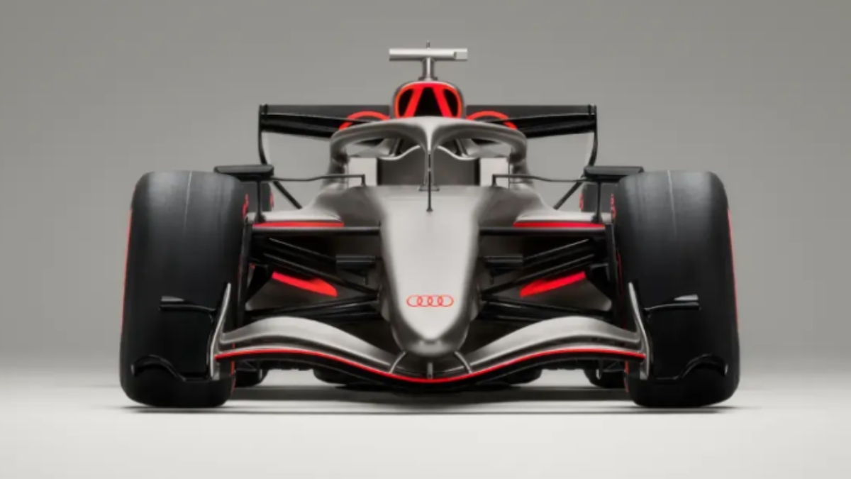 Carro, nomeado como R26 Concept, será lançado em janeiro de 2026. /Foto: Reprodução/AudiF1.com
