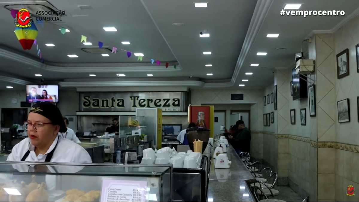 A Santa Tereza, fundada em 1872, é considerada a padaria mais antiga em funcionamento do Brasil