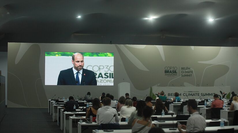 Príncipe William, do Reino Unido, discursa durante a Cúpula dos Líderes/Toninho Castro/Gazeta de S.Paulo