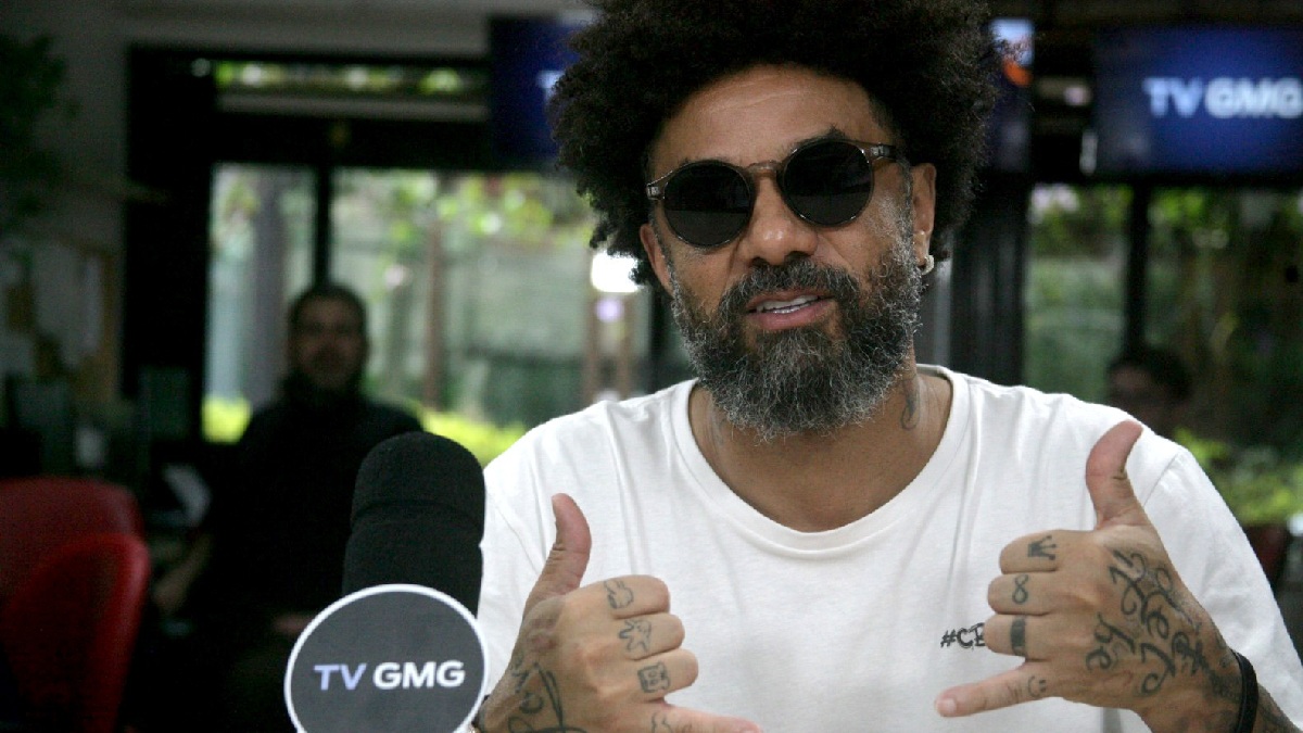 Conhecido também por um gol histórico sobre o São Paulo, no Paulistão de 2009, o ex-jogador esteve na Gazeta em entrevista ao G+ Esportes, da TV GMG - (Adrielle Gaseta/Gazeta de S.Paulo)