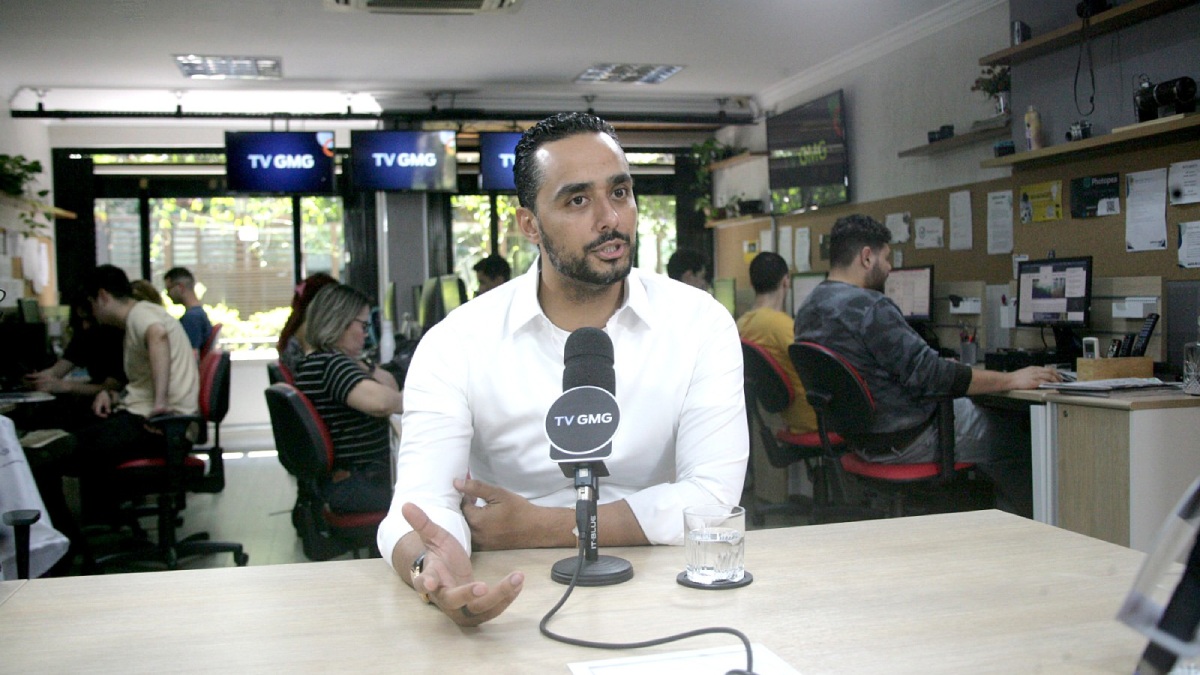 Empresário Fernando Gorayeb, um dos criadores da famosa bebida Ballena, participou de uma entrevista exclusiva à Gazeta. / Fotos: Adrielle Gaseta/Gazeta de S. Paulo.