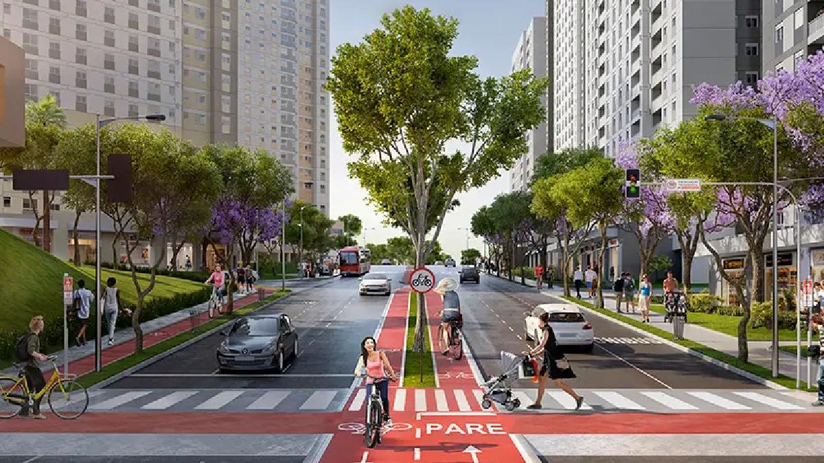 Projeto ocupa uma área de 450 mil metros quadrados, onde antes funcionava uma gráfica da empresa. Fotos: Divulgação/Reserva Raposo