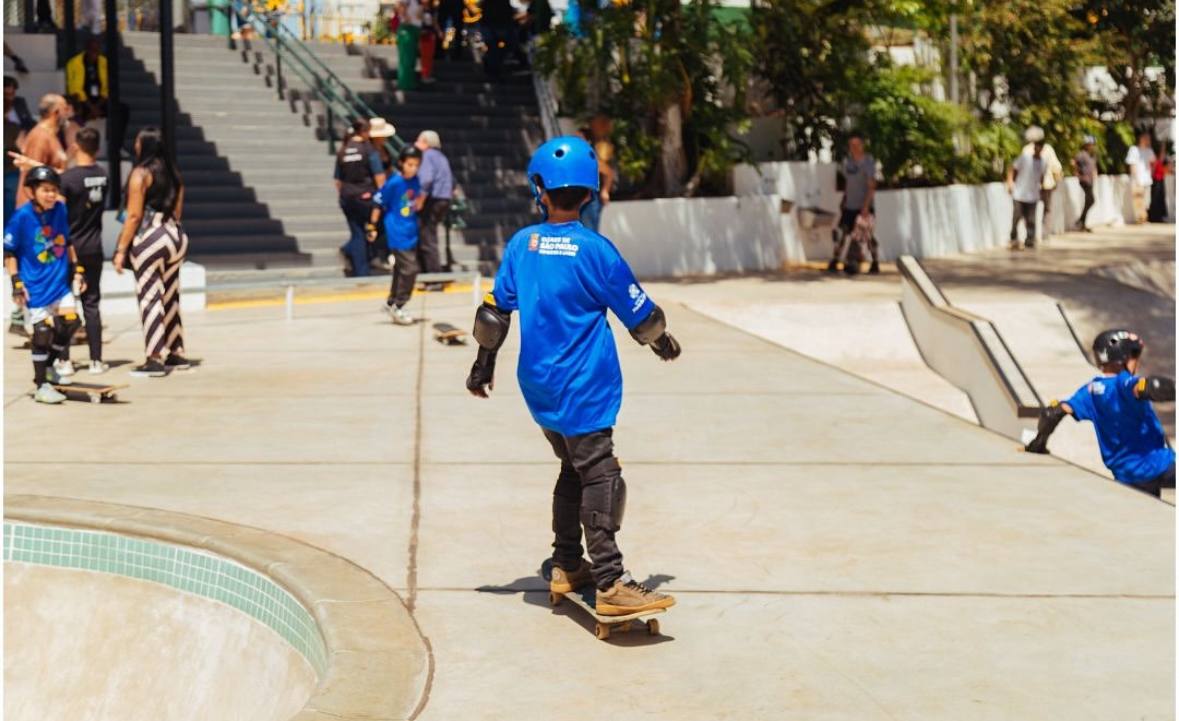 Evento de reabertura contou com aulão de skate e atividades /Reprodução