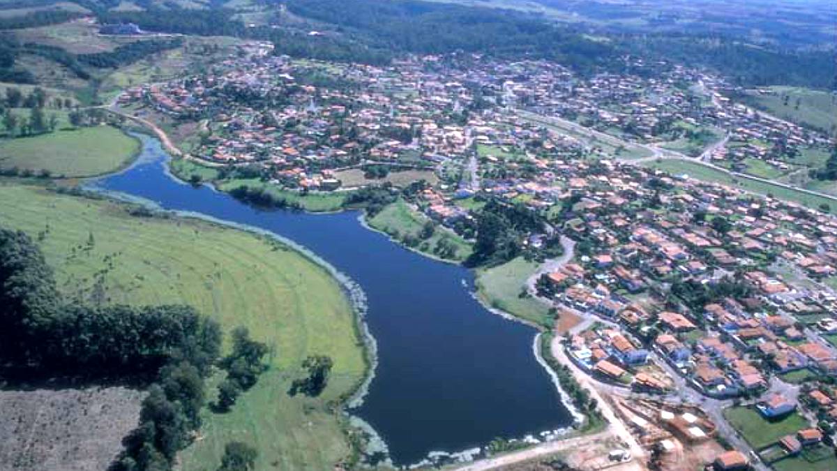 Vista aérea de Águas de São Pedro, cidade com o maior índice de desenvolvimento do Brasil, segundo a Firjan 2025 | Divulgação/CMASP