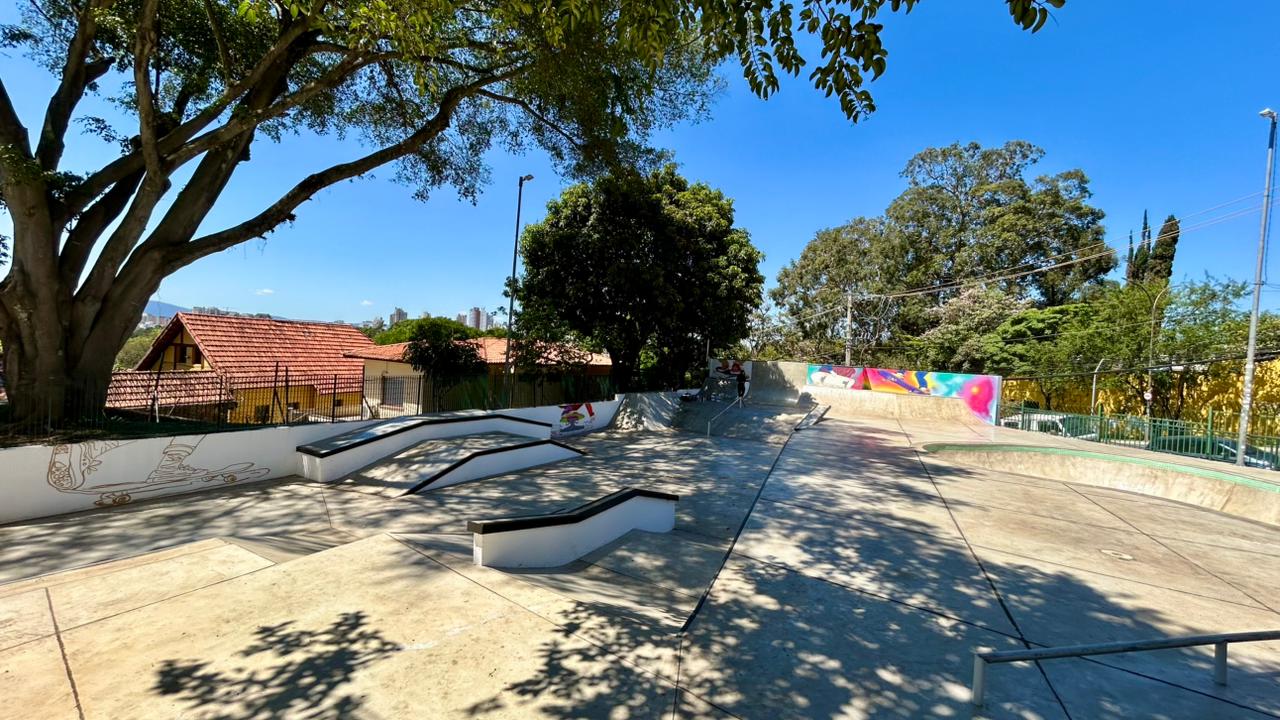 Nova pista de skate no Parque Zilda Natel é destaque em São Paulo /Foto: Thais Machado/Acervo SVMA