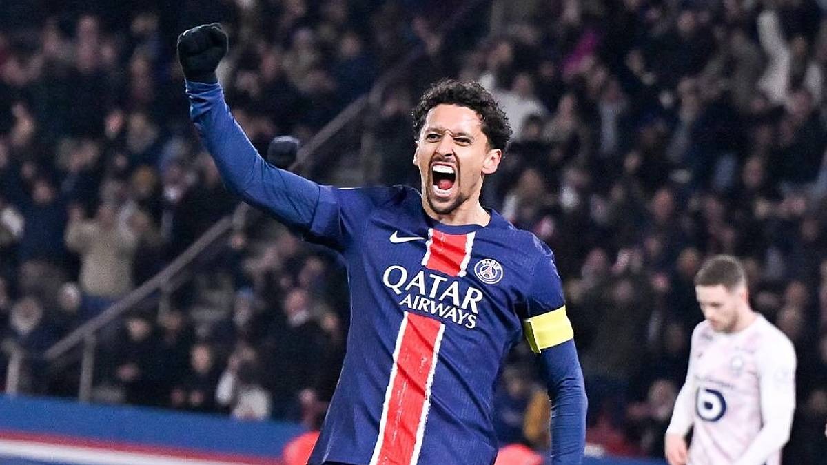 Marquinhos (PSG) disputa por uma vaga na seleção da temporada. /Foto: Reprodução/Instagram