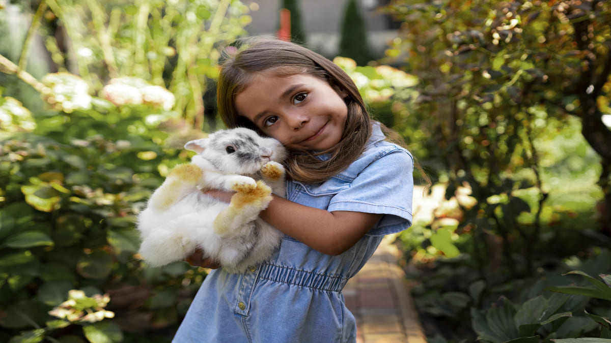 E o animal de estimação torna criança mais simpática - Freepik