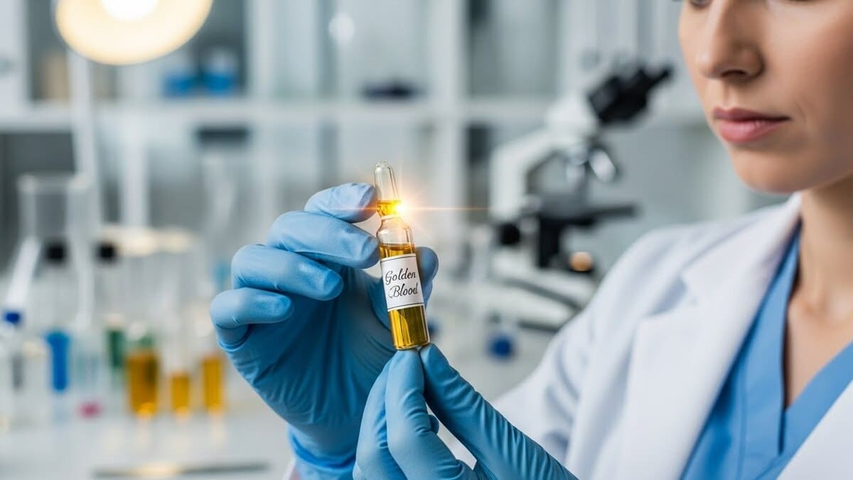 O sangue Dourado foi descoberto na Austrália em 1961