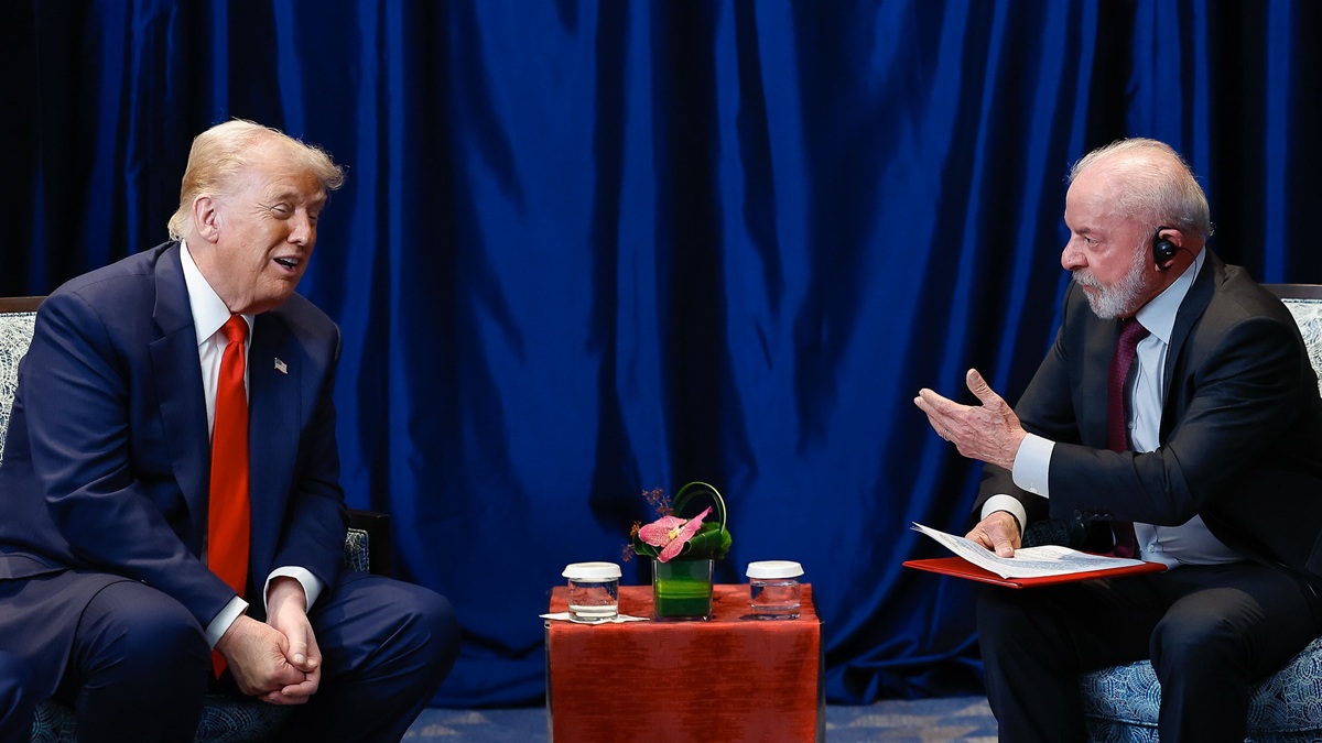 Trump e Lula se encontraram na Malásia, em outubro/Ricardo Stuckert/PR