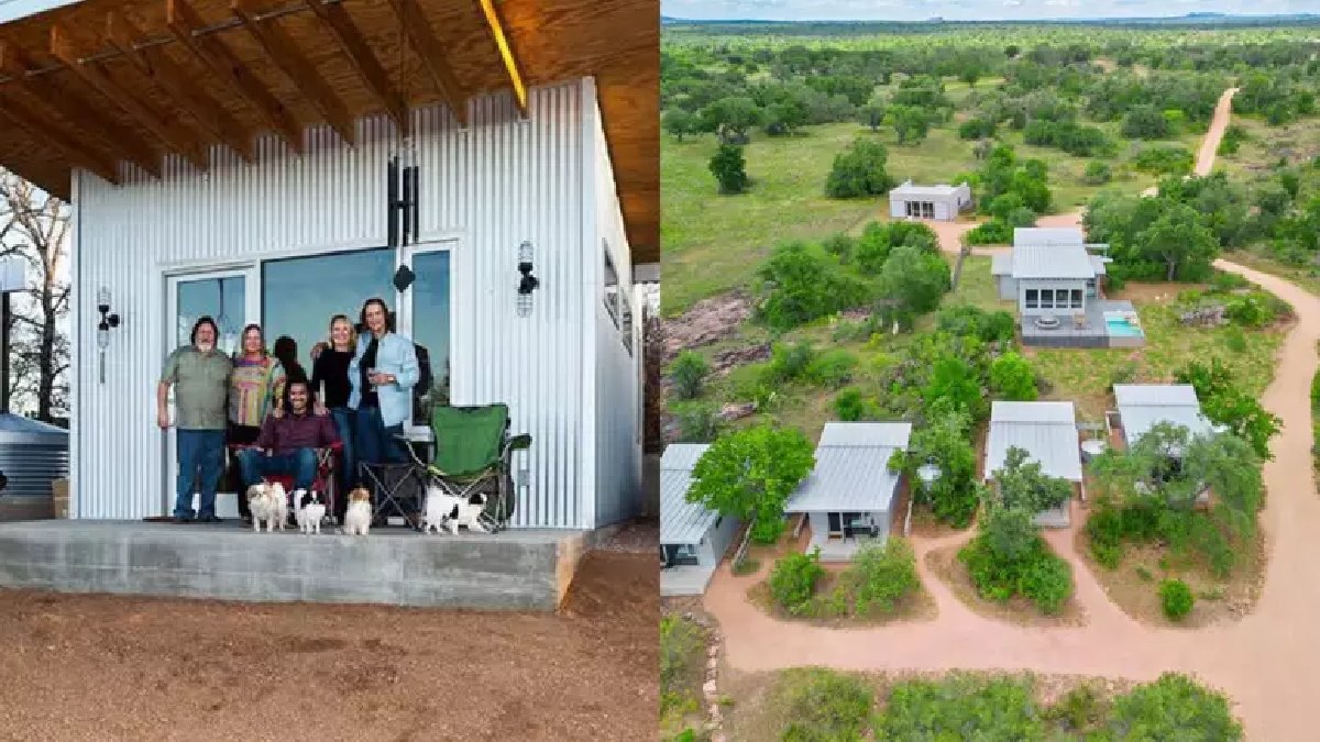 São quatro chalés para quatro casais. Imagem: Divulgação