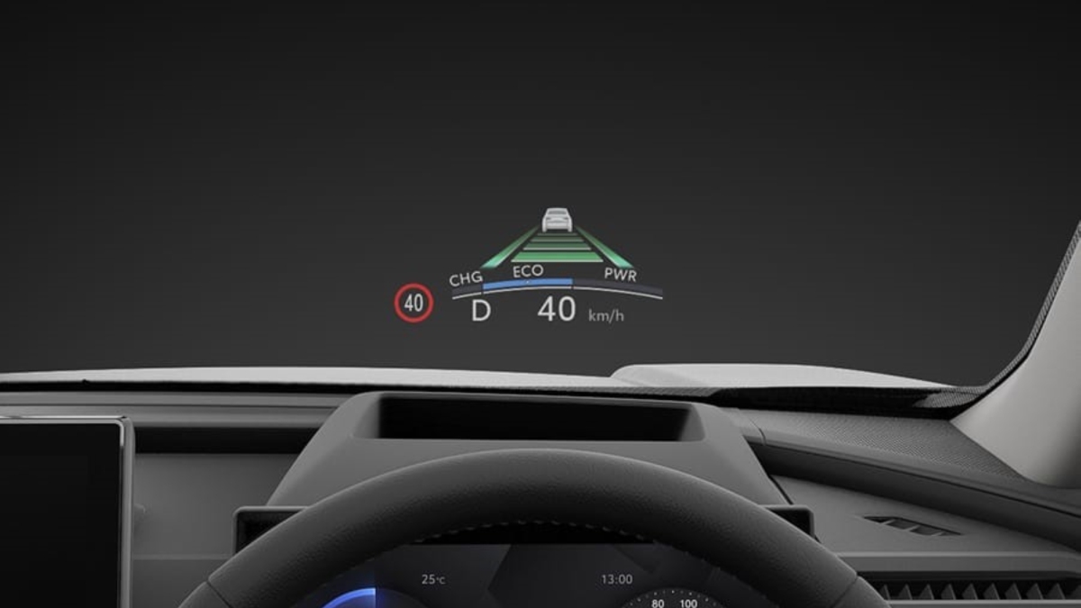 O cockpit digital do novo RAV4 combina painel de instrumentos configurável e central multimídia de 12,9 polegadas, integrados à nova plataforma de software Arene | Divulgação