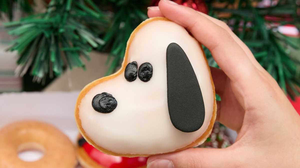 Caixa comemorativa limitada, com 12 donuts, traz receitas inéditas que homenageiam o beagle mais amado do mundo, o Snoopy, além de Charlie Brown e outros personagens.