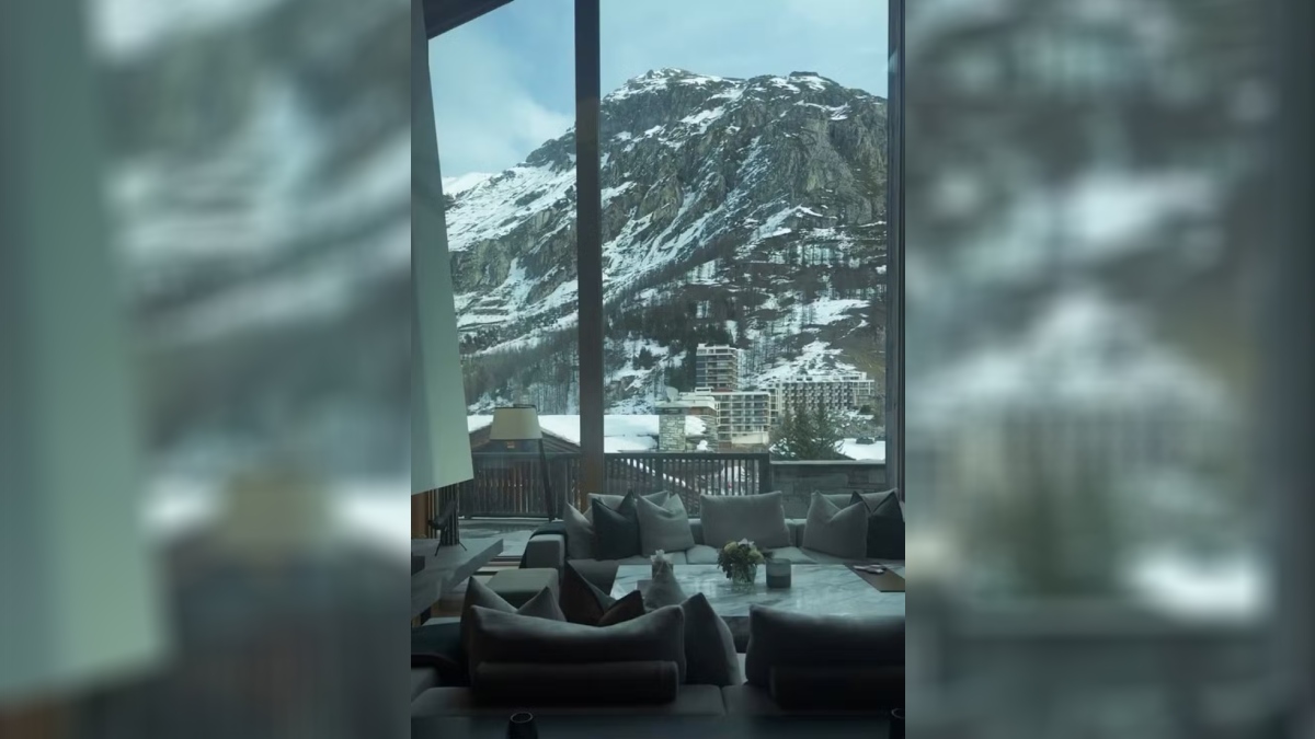Vista da sala da mansão | Reprodução/Instagram