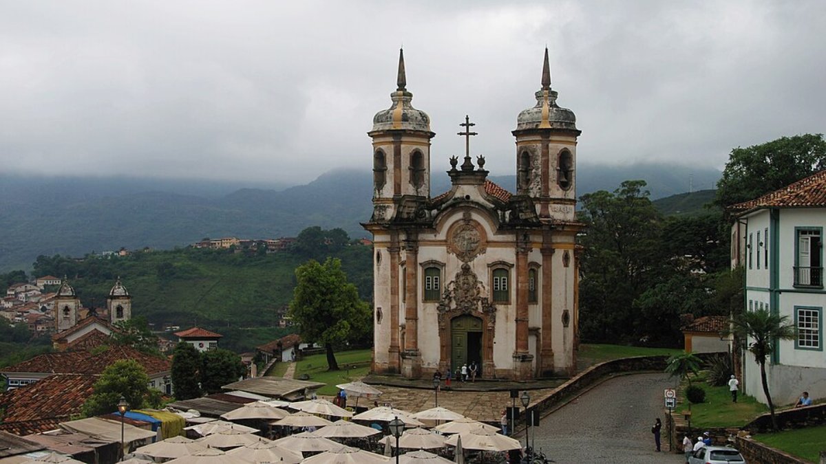 2. Ouro Preto, em Minas Gerais (Foto: Alvesgaspar/Wikimedia Commons)
