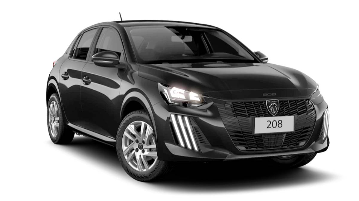 Peugeot 208 é um modelo hatch compacto avaliado em R$ 90 mil. /Foto: Divulgação/Peugeot