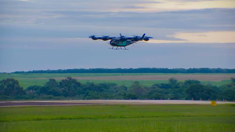 eVTOL da Eve Air Mobility decolou em Gavião Peixoto e avançou nos testes / Divulgação/Eve