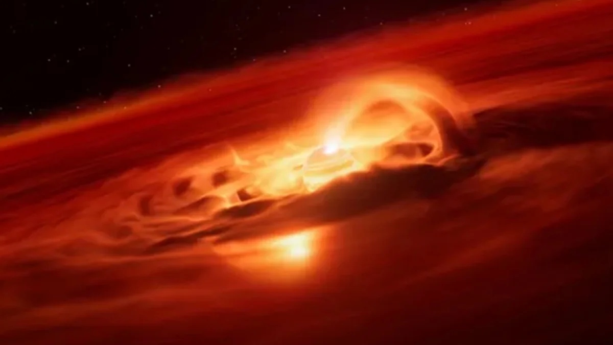 O Telescópio Espacial James Webb entrou na observação e confirmou que a luz vinha de uma supernova, o colapso de uma estrela massiva (Foto: Divulgação/ESO/L. Calçada/M. Kornmesser)
