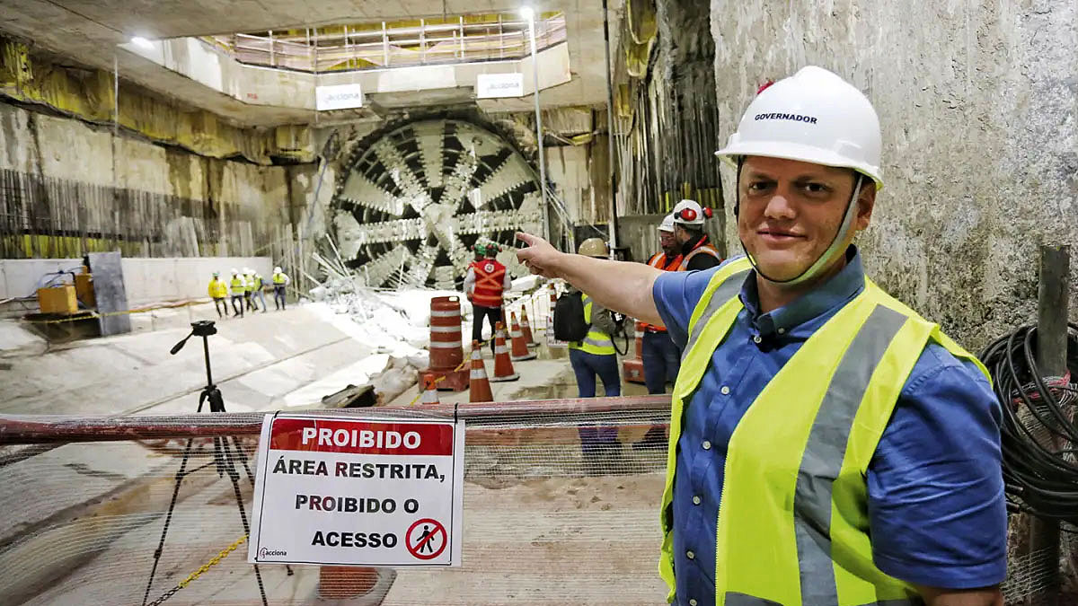 'Hoje, São Paulo assiste à maior expansão da história do metrô'/Marcelo Camargo/Governo de SP