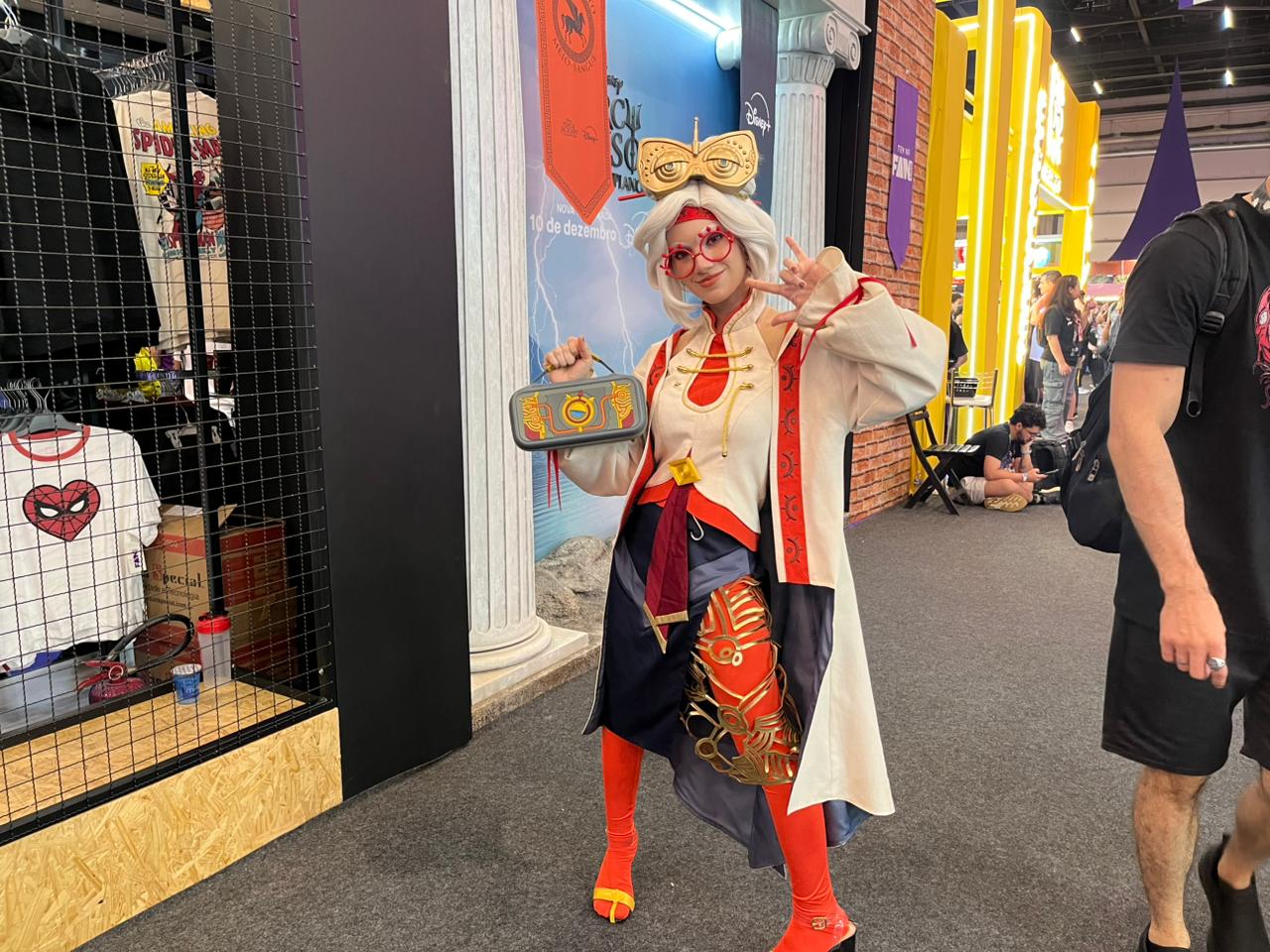 Durante a tarde desta quinta-feira (4/12), a 3corações promoveu um encontro de cosplayers para interagir com os visitantes.