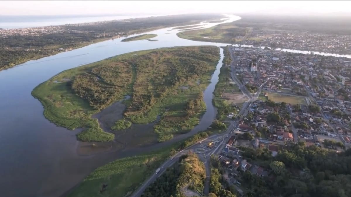 Grande parte do território faz parte da preservação ambiental da mata Atlântica - Reprodução/YouTube