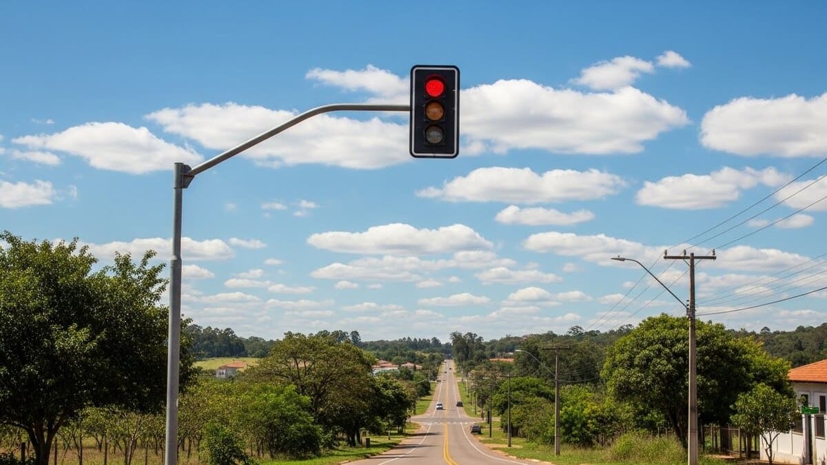 A falta de semáforos se deve pela baixa densidade populacional - Freepik