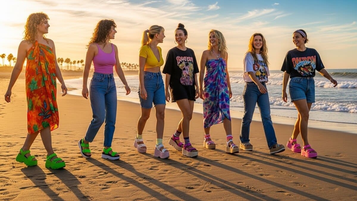 O chinelo com plataforma virou tendência nas praias brasileiras em 2026 - Freepik