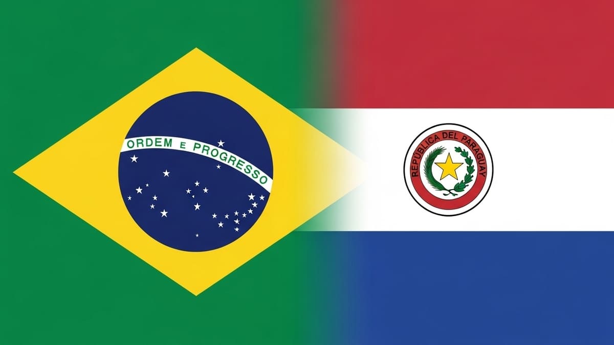 Avenida Internacional marca a fronteira aberta entre Brasil e Paraguai