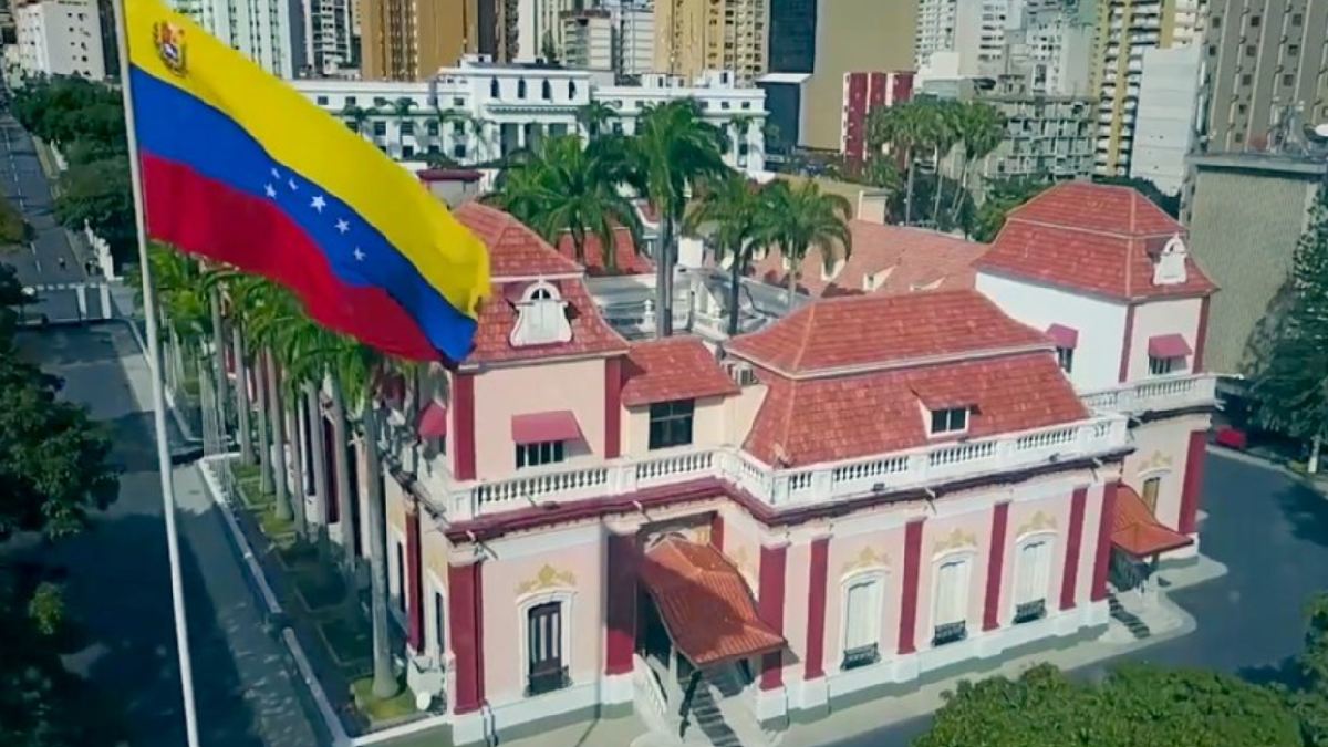 Palácio Presidencial de Miraflores é a sede do governo venezuelano/Reprodução