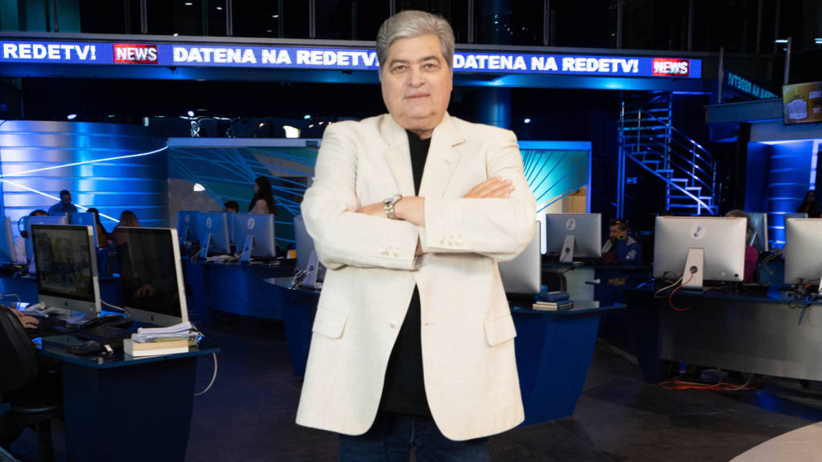 Datena é conhecido pela sua popularidade e sinceridade durante os seus programas. Foto: Isadora Tricerri/RedeTV!