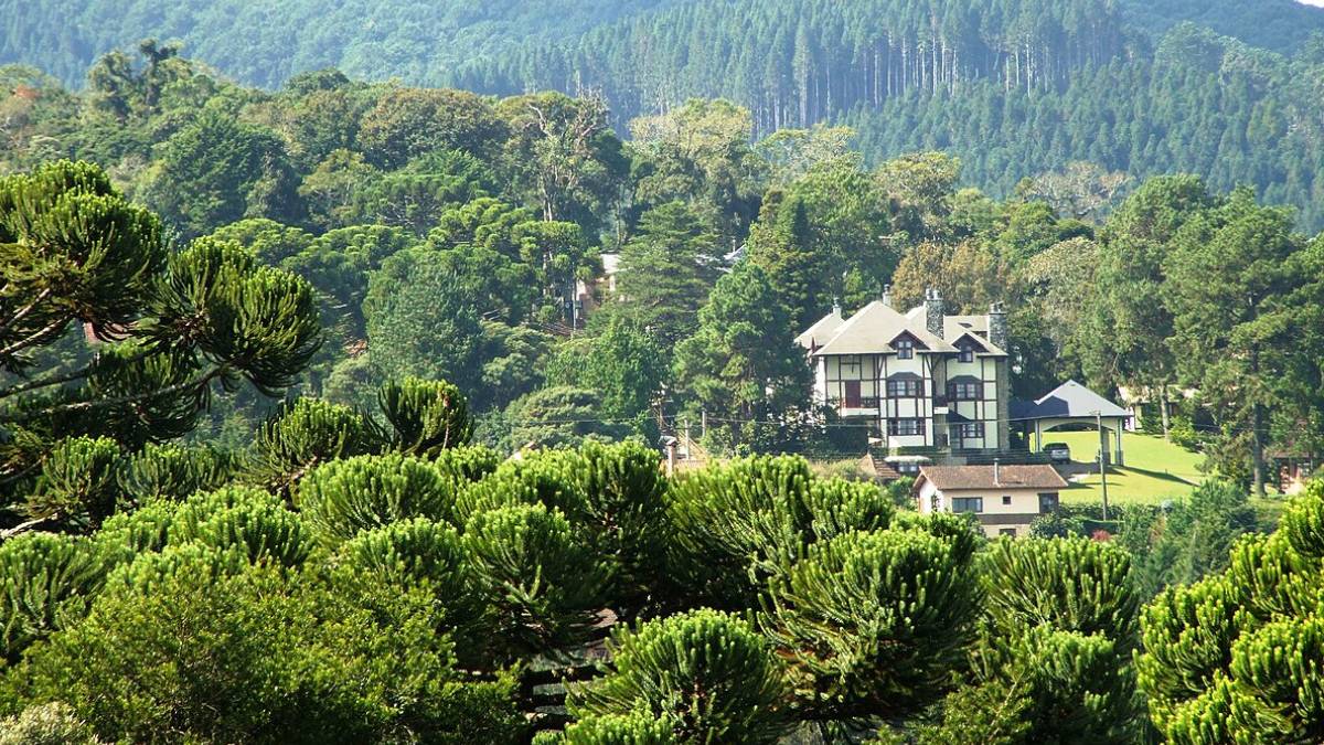A influência europeia é visível em sua arquitetura alpina. Os chalés, as árvores araucárias e a culinária quente e aconchegante com seus caldos e fondues, contribuem para uma experiência como se em outro país.