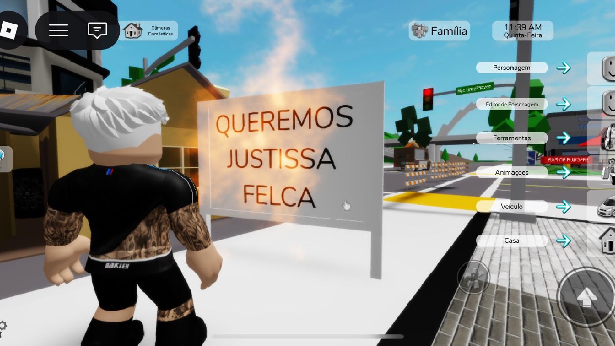 Usuários começaram a se comunicar por placas no jogo