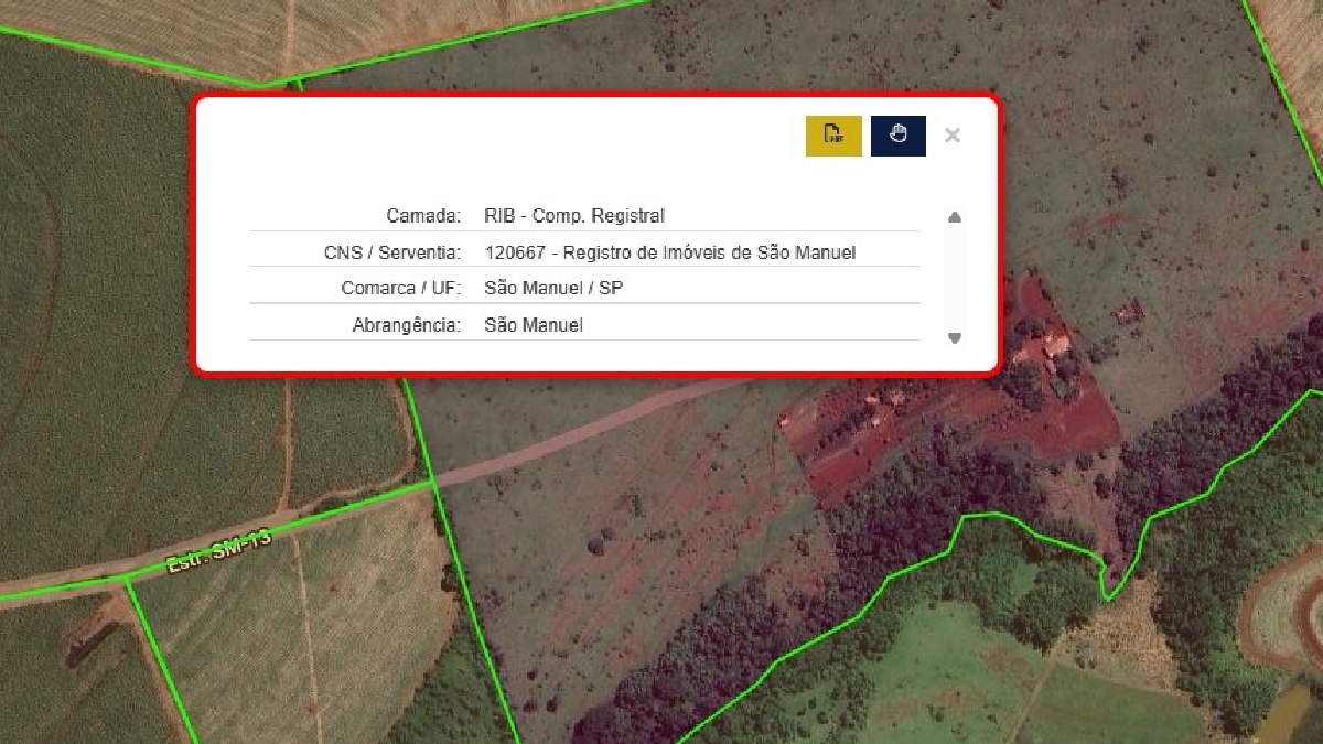 O estudo técnico considera ainda que aproximadamente 80% da área da propriedade é passível de exploração agropecuária