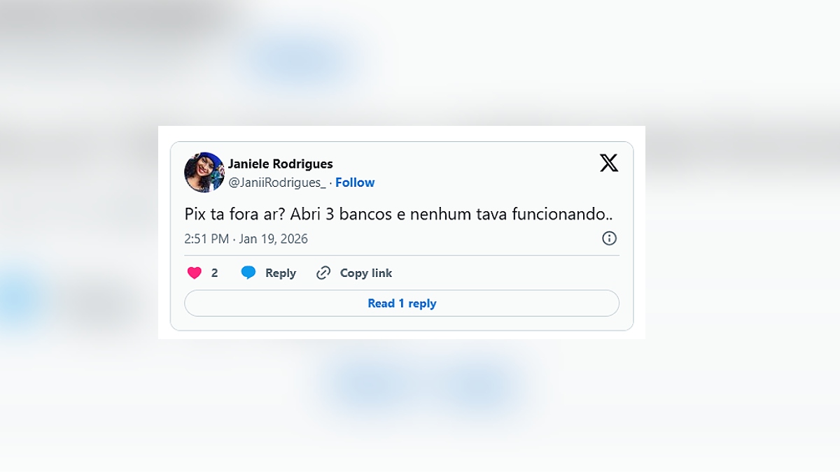 Segundo o DownDetector, houve pico de reclamações envolvendo ao menos oito instituições.