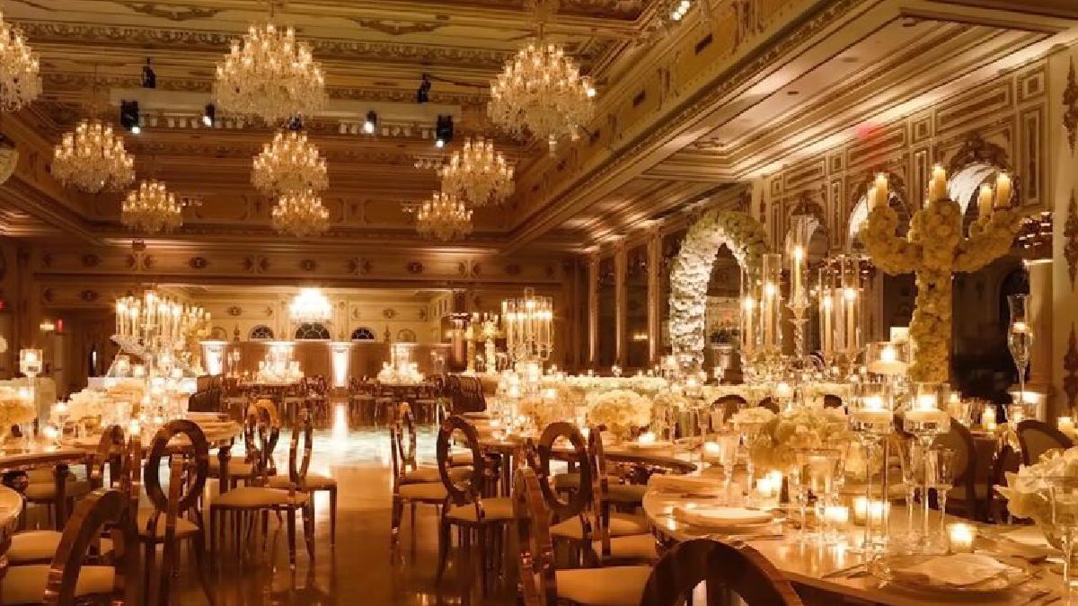 Inspiração das reformas é semelhante à arquitetura da mansão de Trump em Palm Beach, que por sua vez é inspirada no Palácio de Versalhes (Imagem: Divulgação)