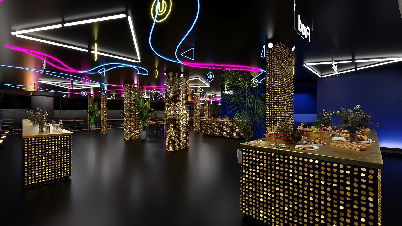 Na cenografia, o conceito "Samba On" aparece como um convite para viver o Carnaval com estética contemporânea e linguagem visual conectada à energia da avenida, com tecnologia, LED e elementos que reforçam a ideia de modernidade do samba.