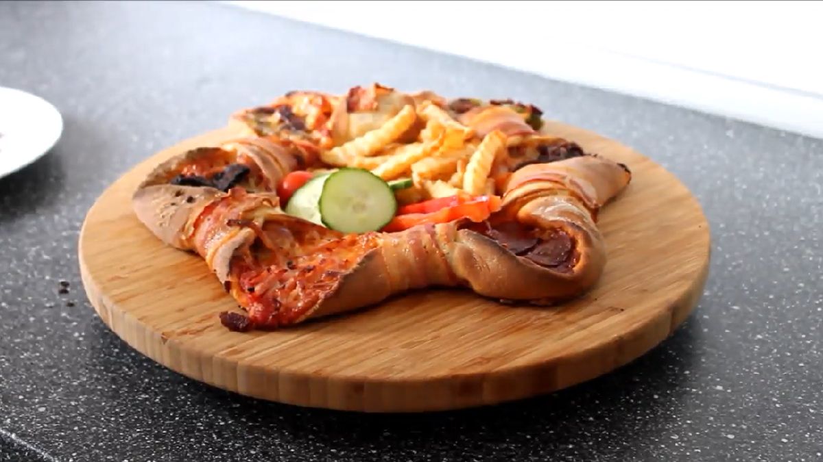 1° lugar para a Pizza Vulkanen, da Suécia (Foto: Kim Birkelund / YouTube)