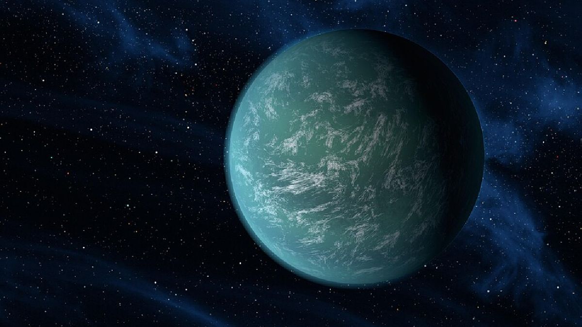 Outro famoso achado do telescópio Kepler foi o exoplaneta Kepler 22-b (Foto: NASA/Ames/JPL-Caltech)
