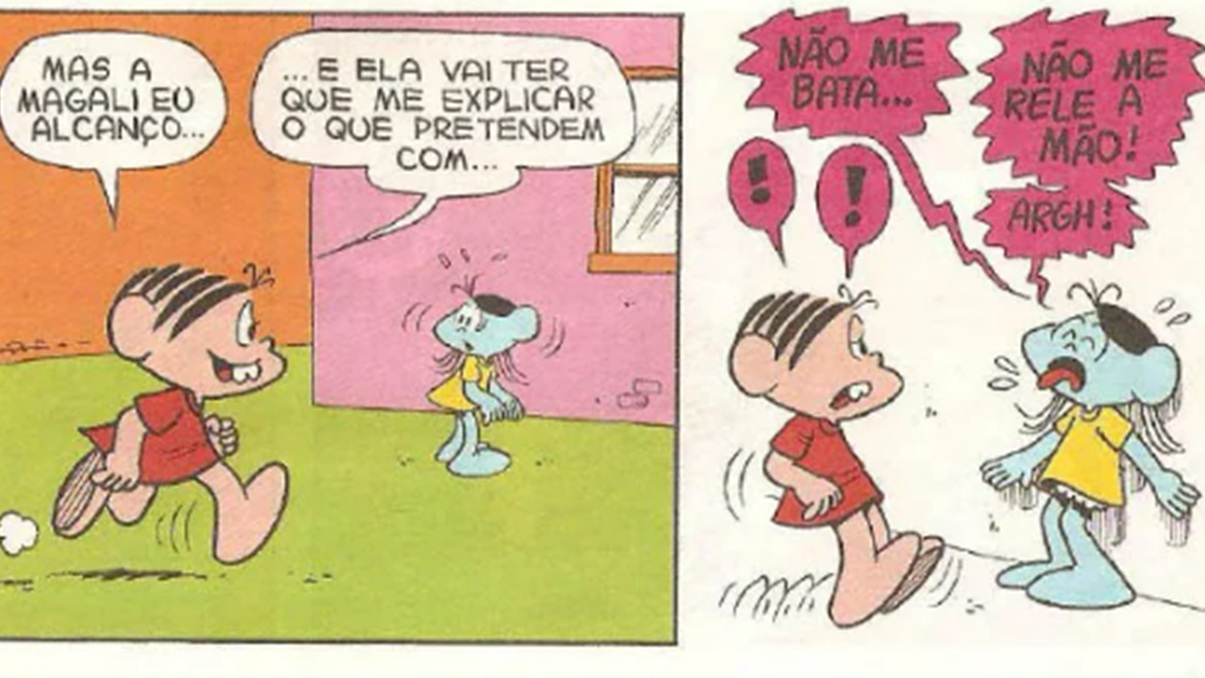 Nem Magali aceitou mais a companheira/Reprodução/Turma da Mônica