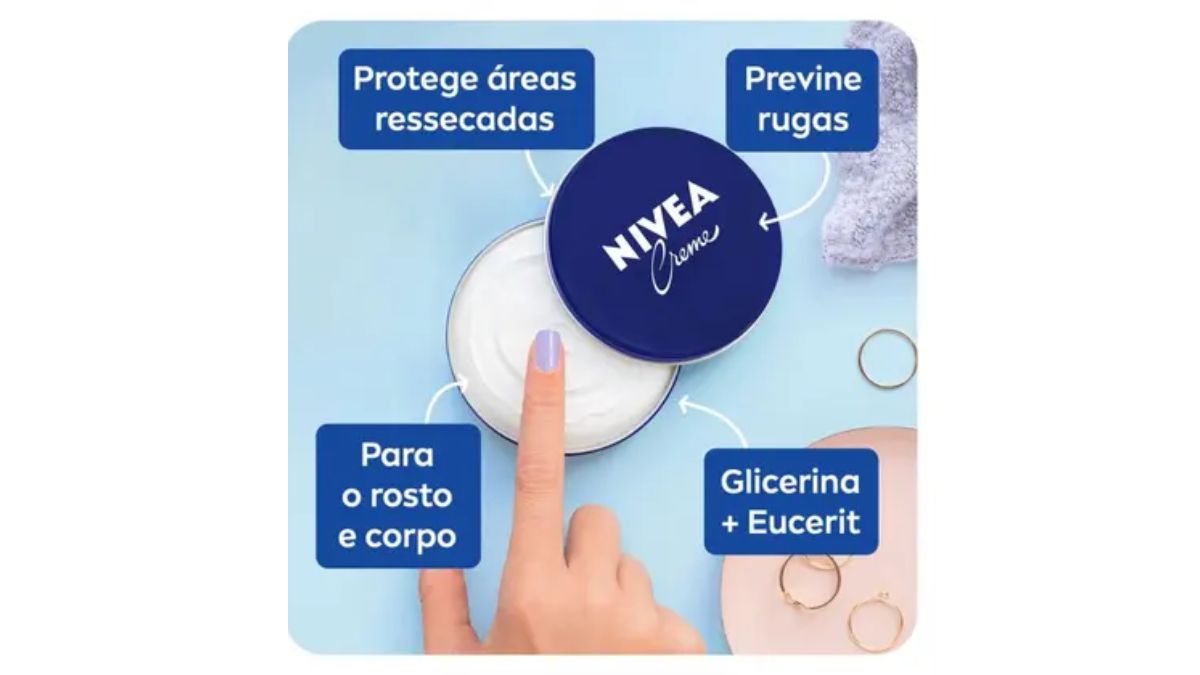 Um clássico sensorial: Mais que um creme, uma barreira de proteção que você sente na hora. - Foto/Divulgação