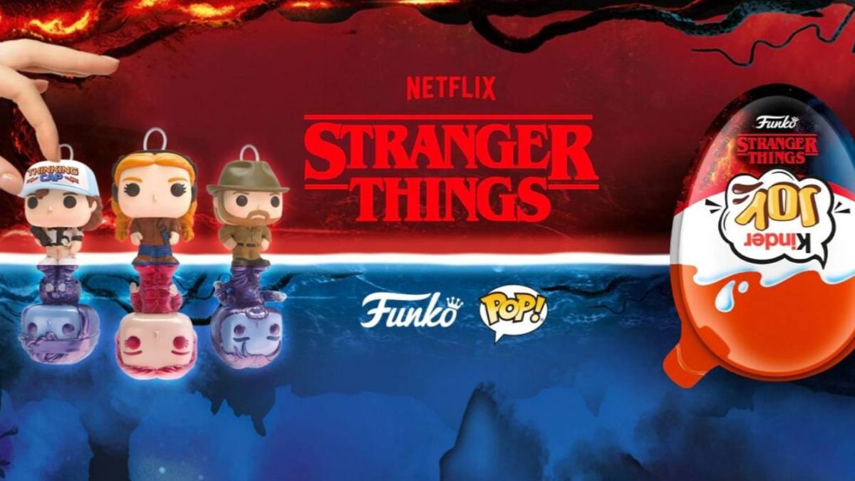 Produzidos pela Ferreiro, em parceria com a Funko, marca que produz bonecos de vinil para amantes da cultura pop, os ovinhos de Stranger Things apostam na nostalgia dos anos 80.