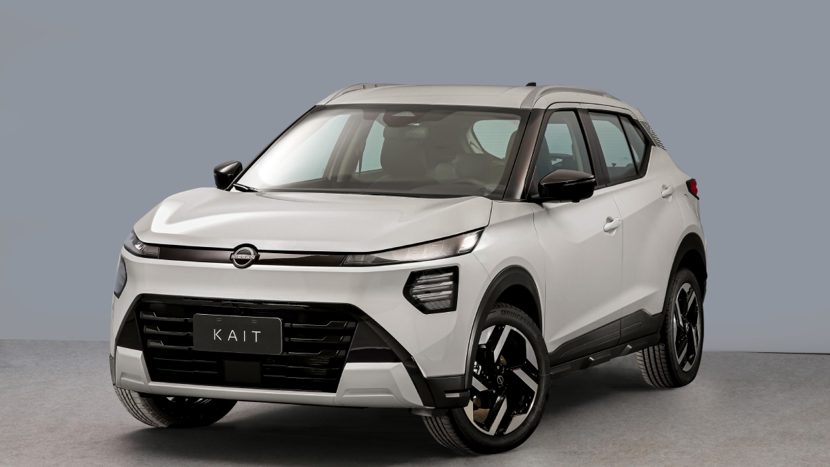 Apresentado no fim de 2025, o Kait marca uma nova fase da Nissan no Brasil. Produzido em Resende (RJ), o SUV compacto concorre diretamente com o Volkswagen Tera e o Honda WR-V | Divulgação